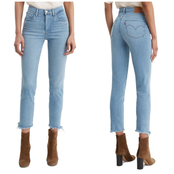 Levi's 724 High Rise Straight Leg Stretch Jeans - Picture 4 of 8